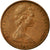 Moneda, Nueva Zelanda, Elizabeth II, 2 Cents, 1967, MBC, Bronce, KM:32.1