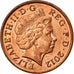 Coin, Great Britain, Elizabeth II, Penny, 2012, VF(30-35), Copper Plated Steel