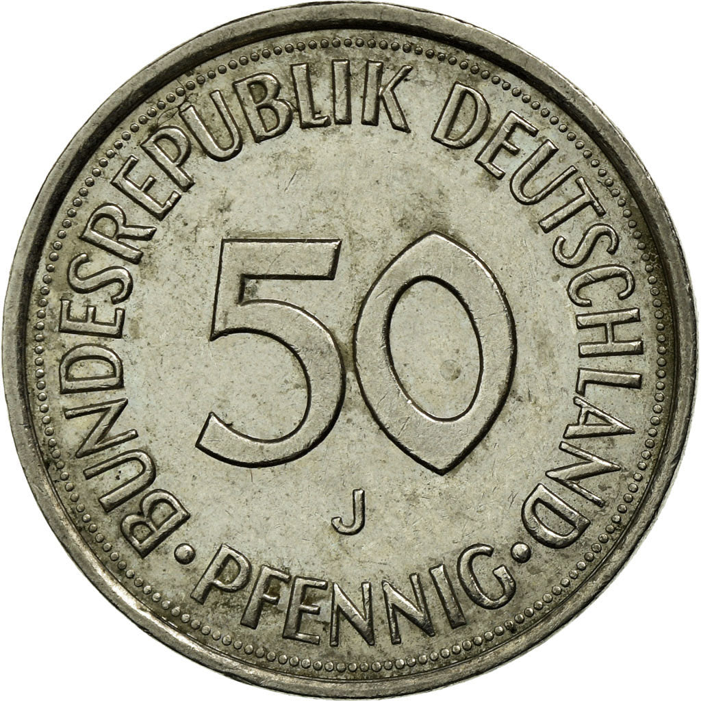 Munten, Federale Duitse Republiek, 50 Pfennig, 1992, Hambourg, ZF