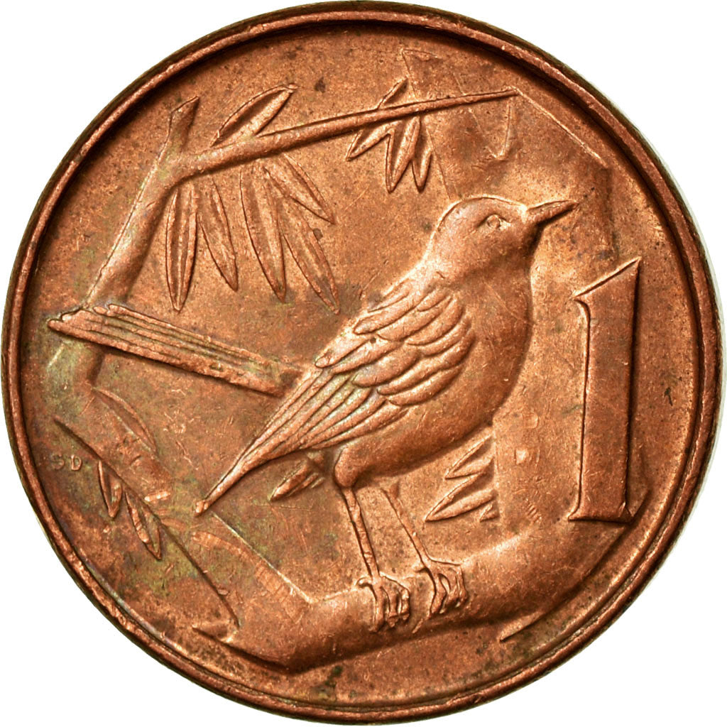 Coin, Cayman Islands, Elizabeth II, Cent, 1999, British Royal Mint, EF(40-45)
