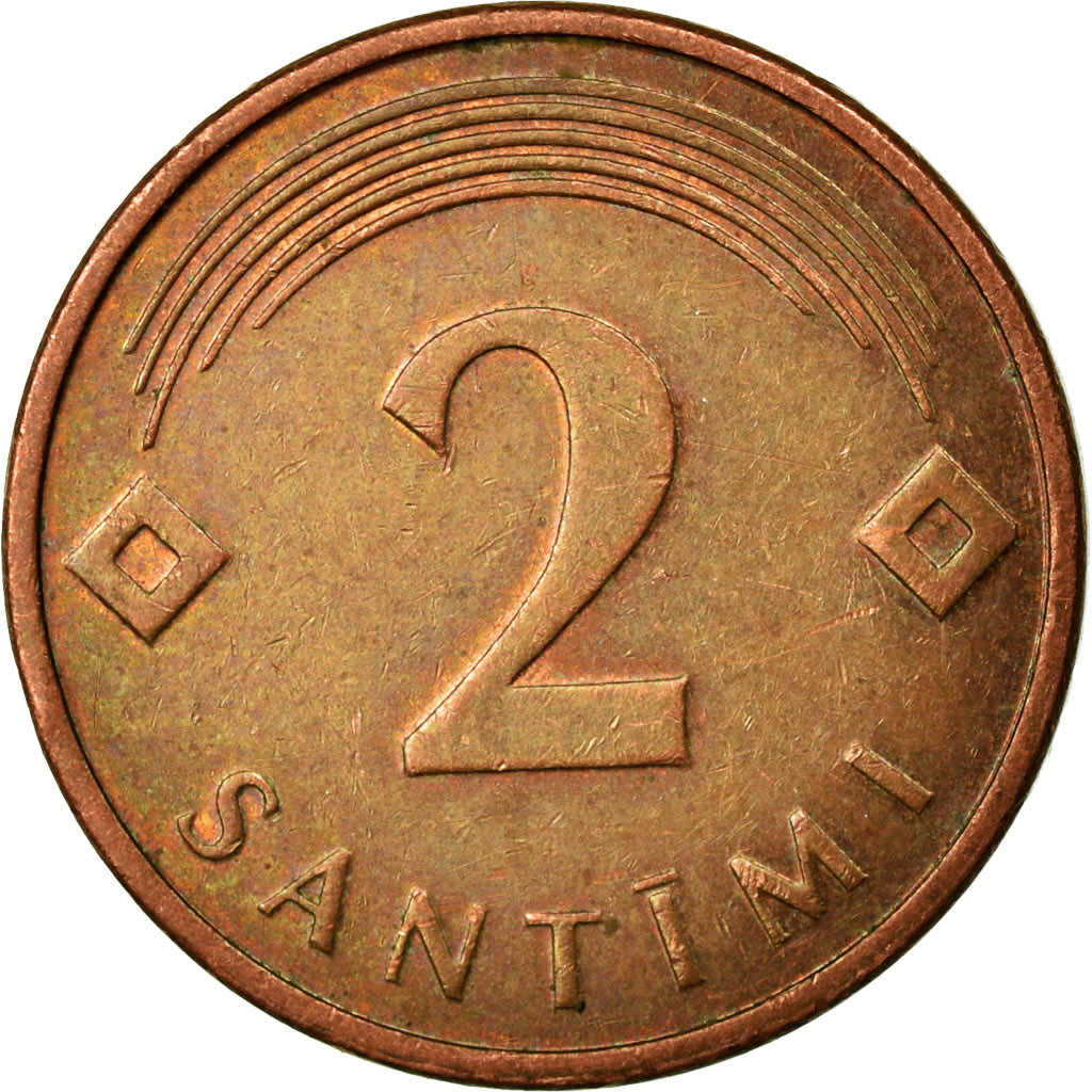 Monnaie, Latvia, 2 Santimi, 2007, TTB, Copper Clad Steel, KM:21
