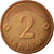 Monnaie, Latvia, 2 Santimi, 2007, TTB, Copper Clad Steel, KM:21