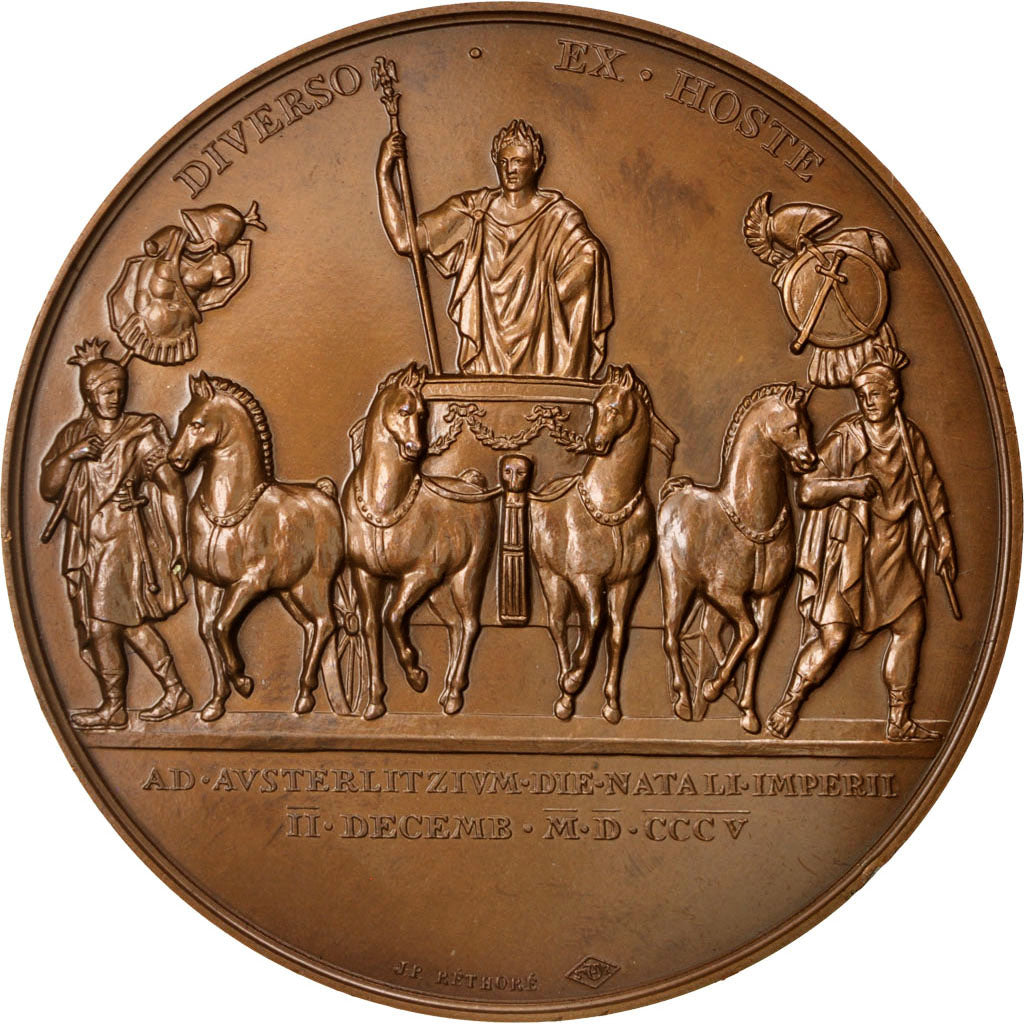 France, Medal, First French Empire, History, AU(50-53), Bronze