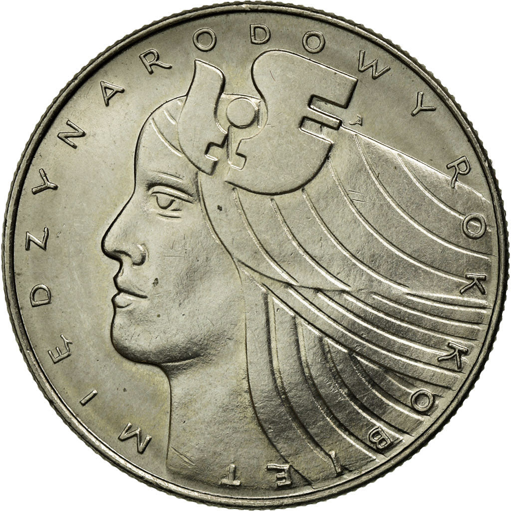 Moeda, Polónia, 20 Zlotych, 1975, Warsaw, AU(50-53), Cobre-níquel, KM:75