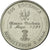Moneda, Polonia, 10000 Zlotych, 1991, Warsaw, MBC, Níquel chapado en acero