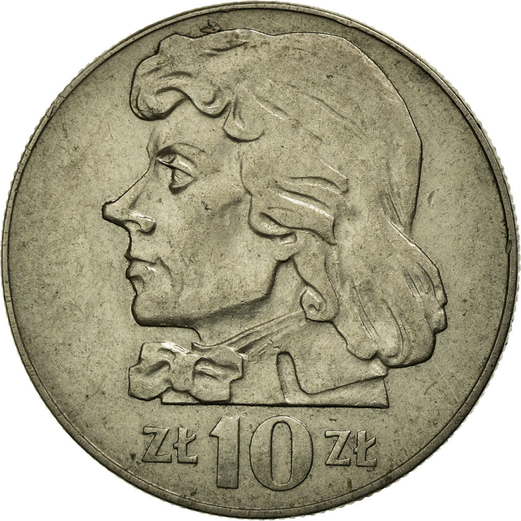 Moeda, Polónia, 10 Zlotych, 1970, Warsaw, EF(40-45), Cobre-níquel, KM:50a