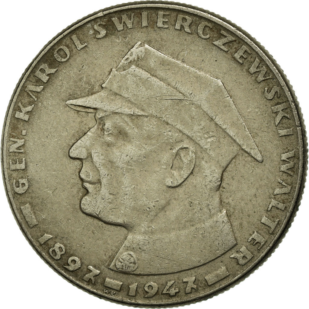 Moneta, Polonia, 10 Zlotych, 1967, Warsaw, BB, Rame-nichel, KM:58