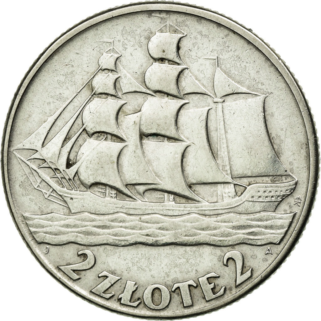 Münze, Polen, 2 Zlote, 1936, Warsaw, SS+, Silber, KM:30