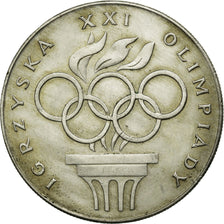 Coin, Poland, 200 Zlotych, 1976, Warsaw, EF(40-45), Silver, KM:86