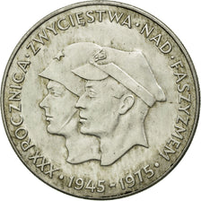 Moneda, Polonia, 200 Zlotych, 1975, Warsaw, MBC, Plata, KM:79