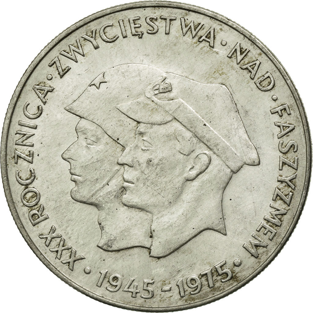 Coin, Poland, 200 Zlotych, 1975, Warsaw, EF(40-45), Silver, KM:79