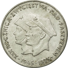 Coin, Poland, 200 Zlotych, 1975, Warsaw, EF(40-45), Silver, KM:79