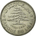 Coin, Lebanon, Livre, 1981, EF(40-45), Nickel, KM:30