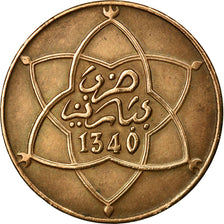 Coin, Morocco, Yusuf, 5 Mazunas, 1961, bi-Bariz, Paris, EF(40-45), Bronze