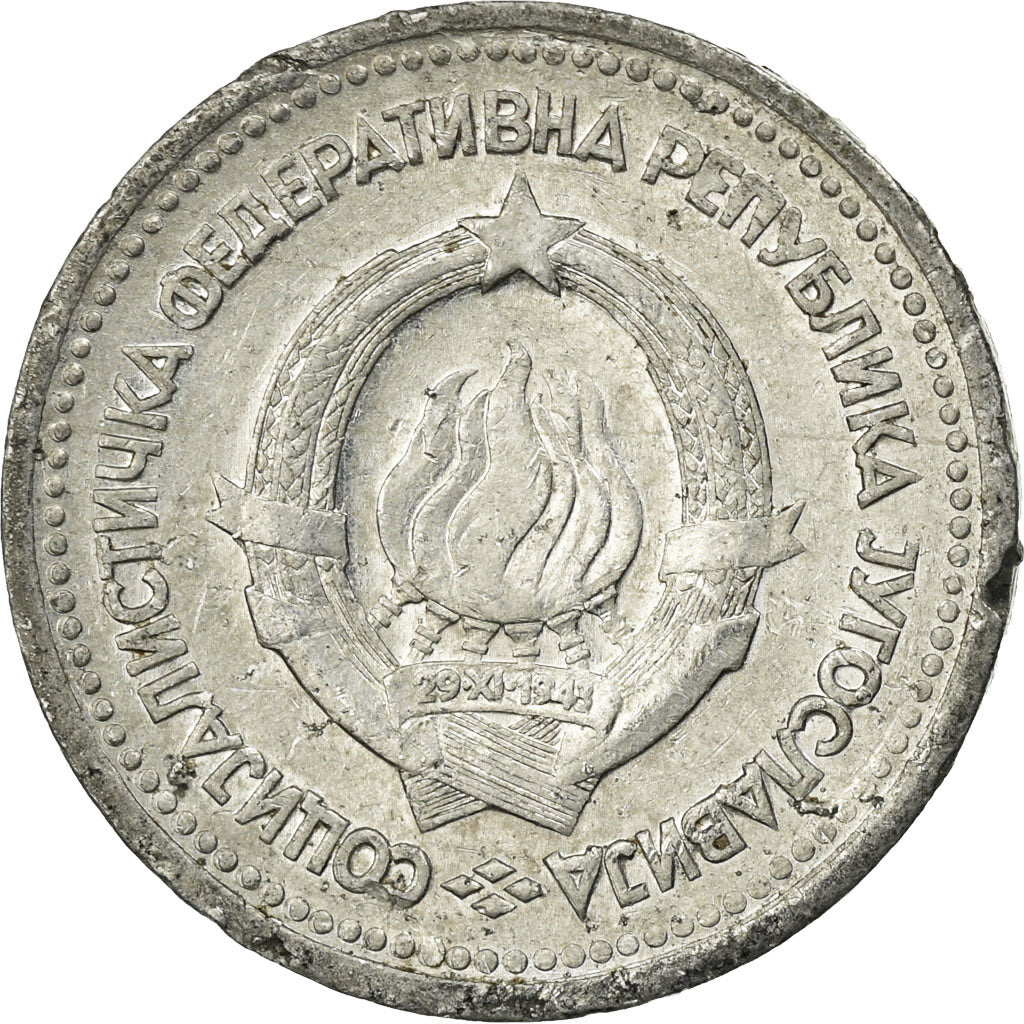 Coin, Yugoslavia, Dinar, 1963, VF(20-25), Aluminum, KM:36