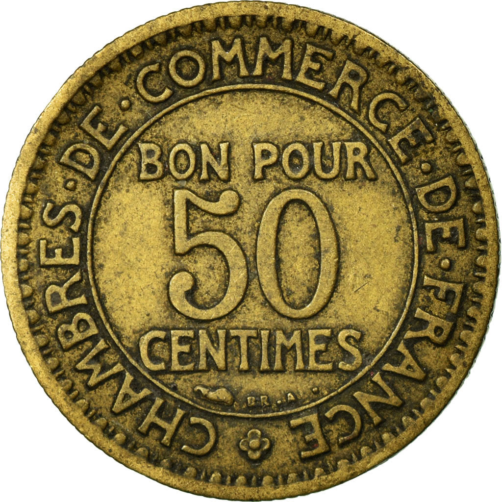 Moneta, Francia, Chambre de commerce, 50 Centimes, 1926, Paris, MB+