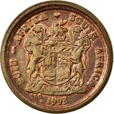 Coin, South Africa, 2 Cents, 1993, EF(40-45), Copper Plated Steel, KM:133