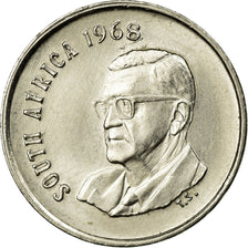 Coin, South Africa, 5 Cents, 1968, EF(40-45), Nickel, KM:76.1