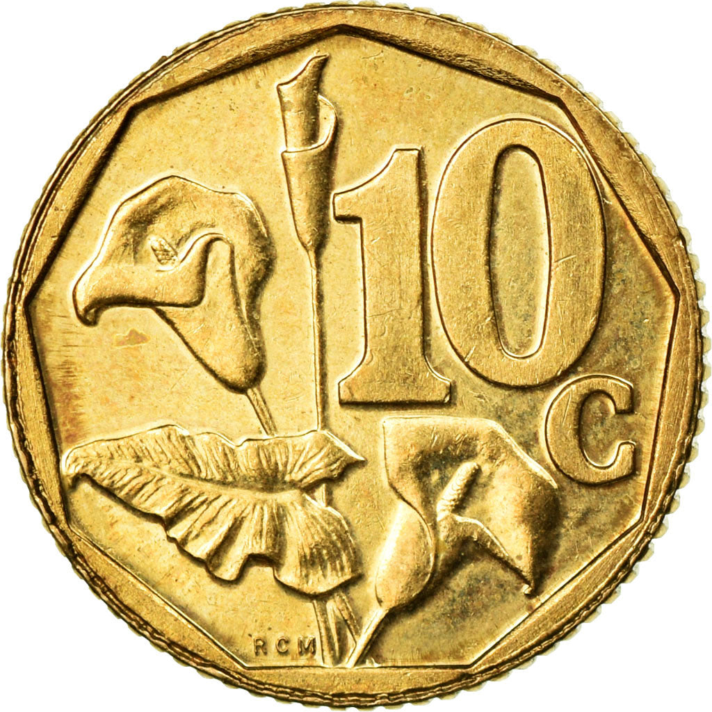 Monnaie, Afrique du Sud, 10 Cents, 1998, TTB, Bronze Plated Steel, KM:161