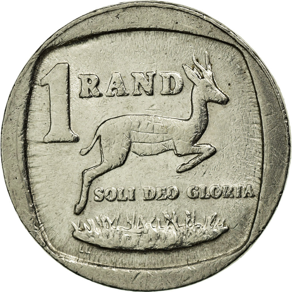 Monnaie, Afrique du Sud, Rand, 1991, TTB, Nickel Plated Copper, KM:138