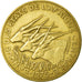 Coin, Central African States, 10 Francs, 1975, Paris, EF(40-45)