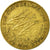 Moneda, Estados del África central, 10 Francs, 1985, Paris, MBC, Aluminio -