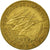 Moneda, Estados del África central, 5 Francs, 1979, Paris, MBC, Aluminio -