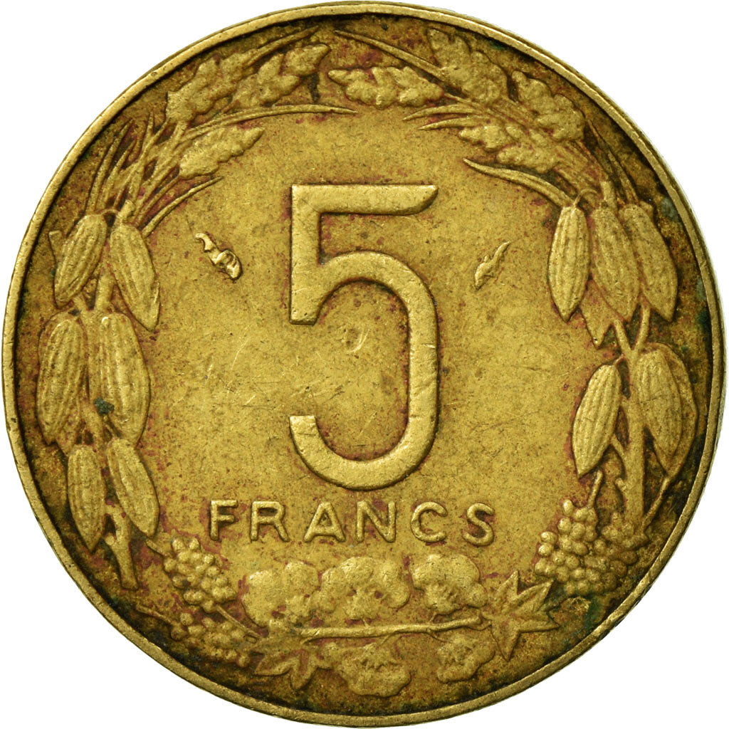 Monnaie, États de l'Afrique centrale, 5 Francs, 1980, Paris, TB+