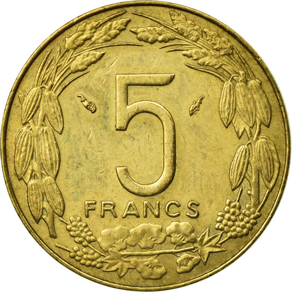 Monnaie, États de l'Afrique centrale, 5 Francs, 1985, Paris, TTB