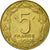 Moneda, Estados del África central, 5 Francs, 1985, Paris, MBC, Aluminio -