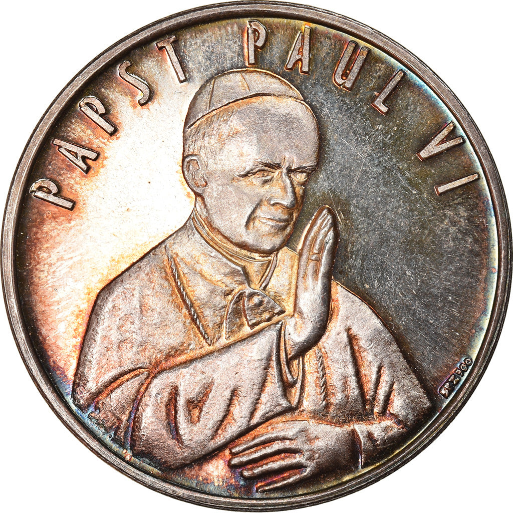 Zwitserland, Medaille, Visite de Paul VI à Genève, Religions & beliefs, 1969