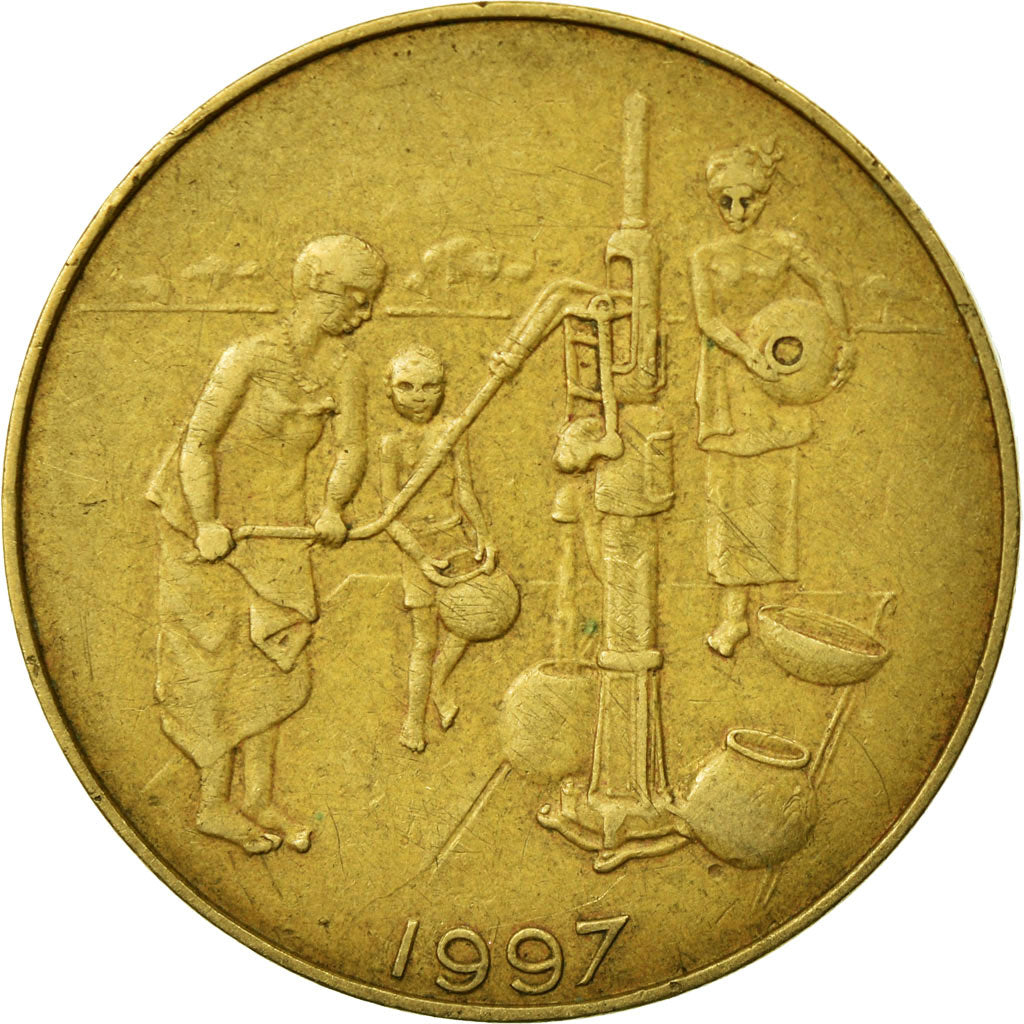 Münze, West African States, 10 Francs, 1997, Paris, SS, Aluminum-Bronze, KM:10