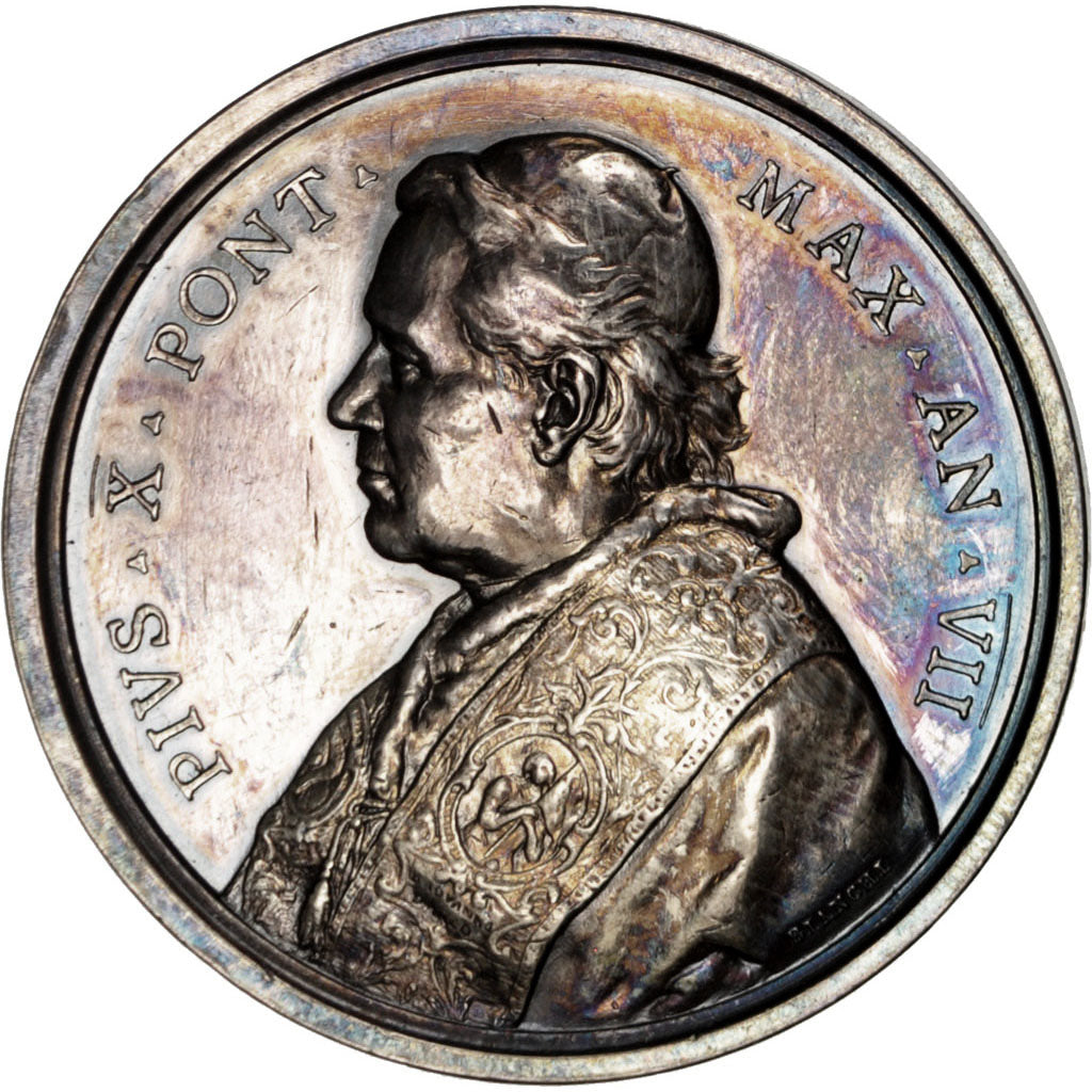 Vatican, Religions & beliefs, Medal, AU(55-58), Bianchi, Silver, 44, 36.50