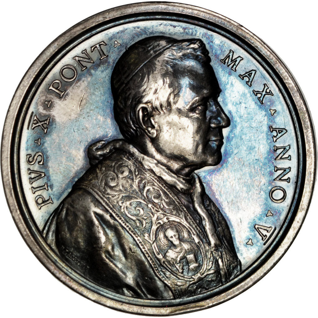 Vatican, Religions & beliefs, Medal, AU(55-58), Bianchi, Silver, 44, 65.70