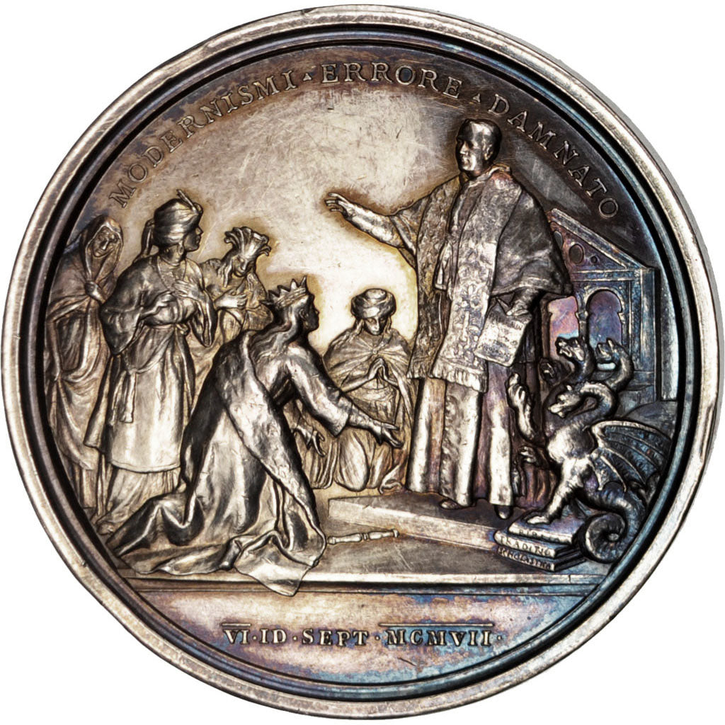 Vatican, Religions & beliefs, Medal, AU(55-58), Bianchi, Silver, 44, 65.70