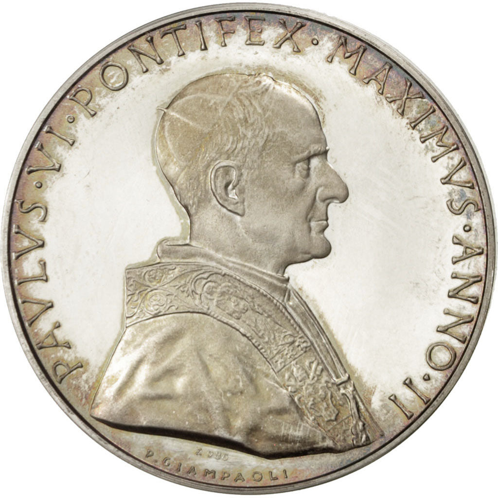 Vatican, Religions & beliefs, Medal, AU(55-58), Silver, 44, 40.50
