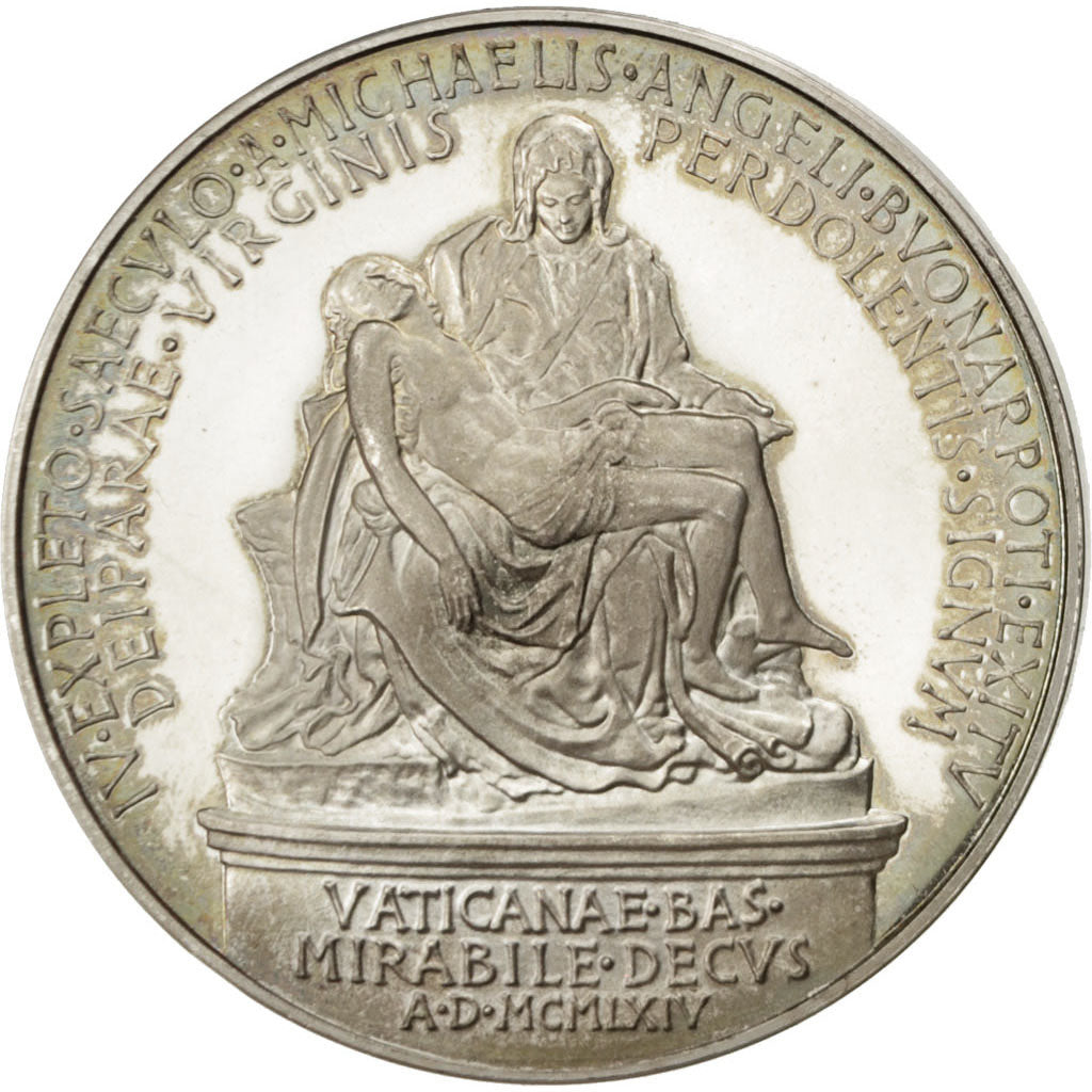 Vatican, Religions & beliefs, Medal, AU(55-58), Silver, 44, 40.50