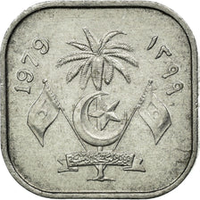 Coin, MALDIVE ISLANDS, 2 Laari, 1979, VF(30-35), Aluminum, KM:50