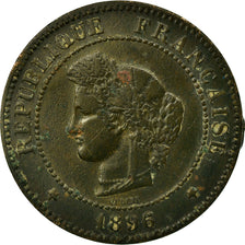 Monnaie, France, Cérès, 5 Centimes, 1896, Paris, TB, Bronze, Gadoury:157a