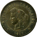 Moeda, França, Cérès, 5 Centimes, 1896, Paris, VF(20-25), Bronze, KM:821.1