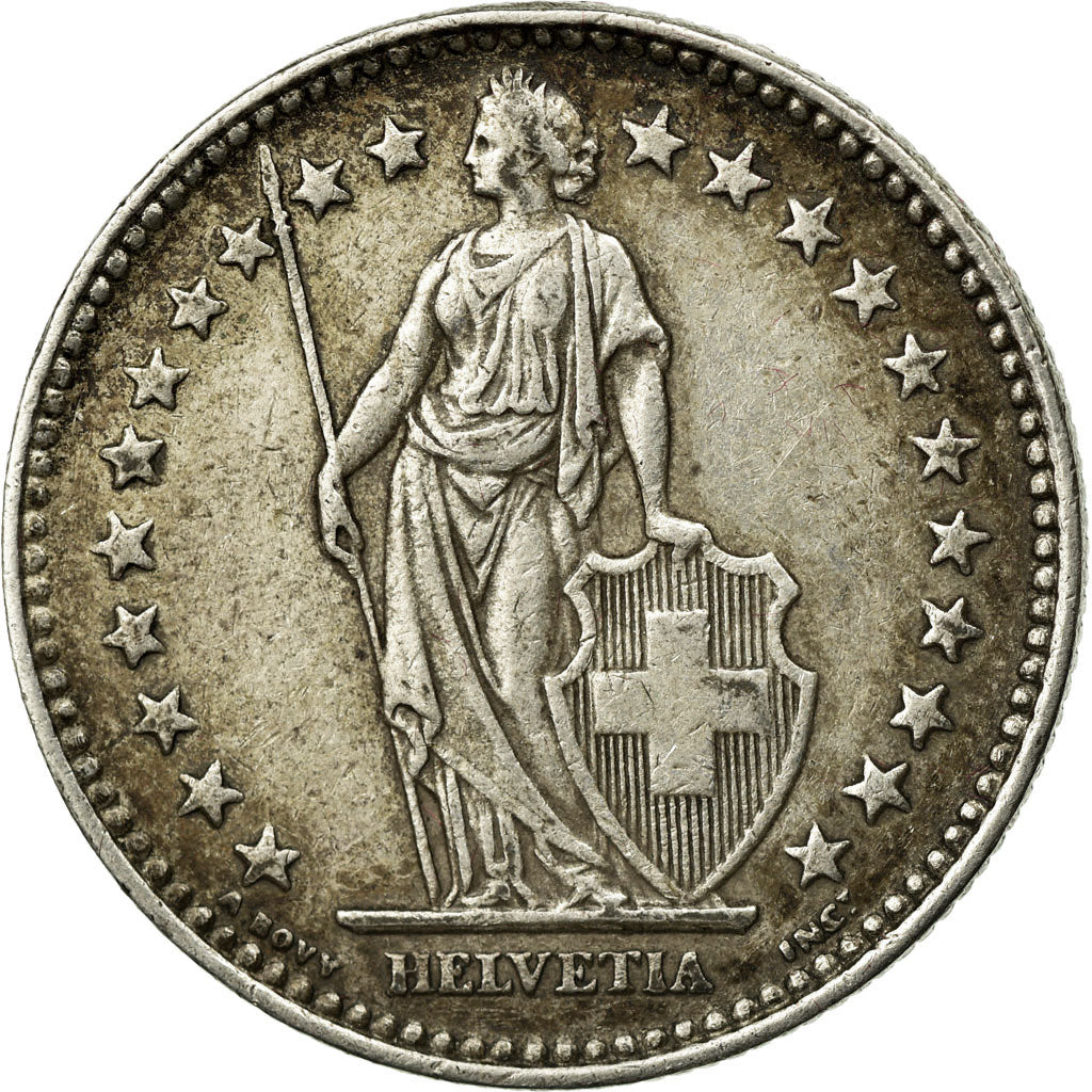 Moneta, Svizzera, 2 Francs, 1936, Bern, BB, Argento, KM:21