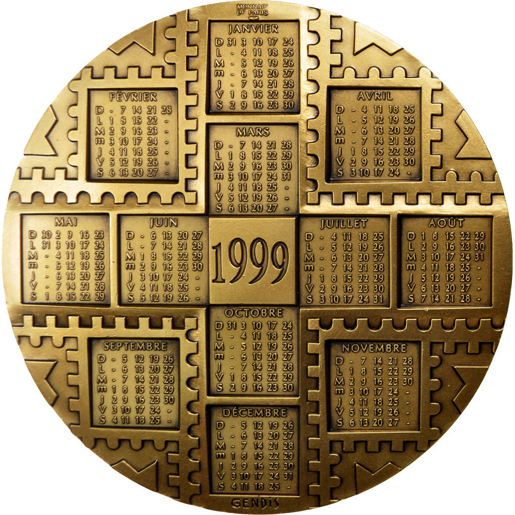 FRANCE, Arts & Culture, French Fifth Republic, Medal, MS(60-62), Gendis,...