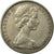 Munten, Australië, Elizabeth II, 20 Cents, 1967, Melbourne, ZF, Copper-nickel