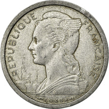 Coin, Réunion, Franc, 1948, EF(40-45), Aluminum, KM:6.1