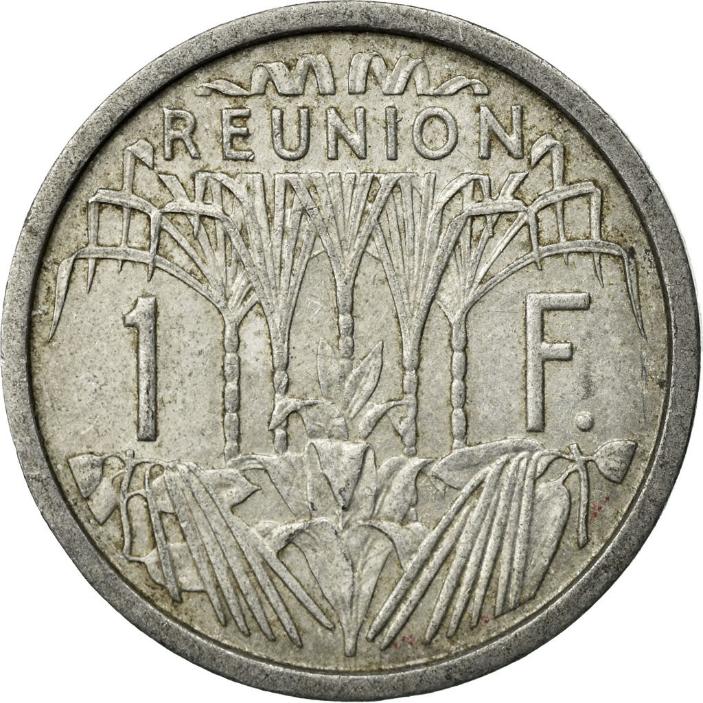 Coin, Réunion, Franc, 1948, EF(40-45), Aluminum, KM:6.1