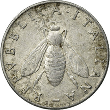 Coin, Italy, 2 Lire, 1954, Rome, VF(30-35), Aluminum, KM:94