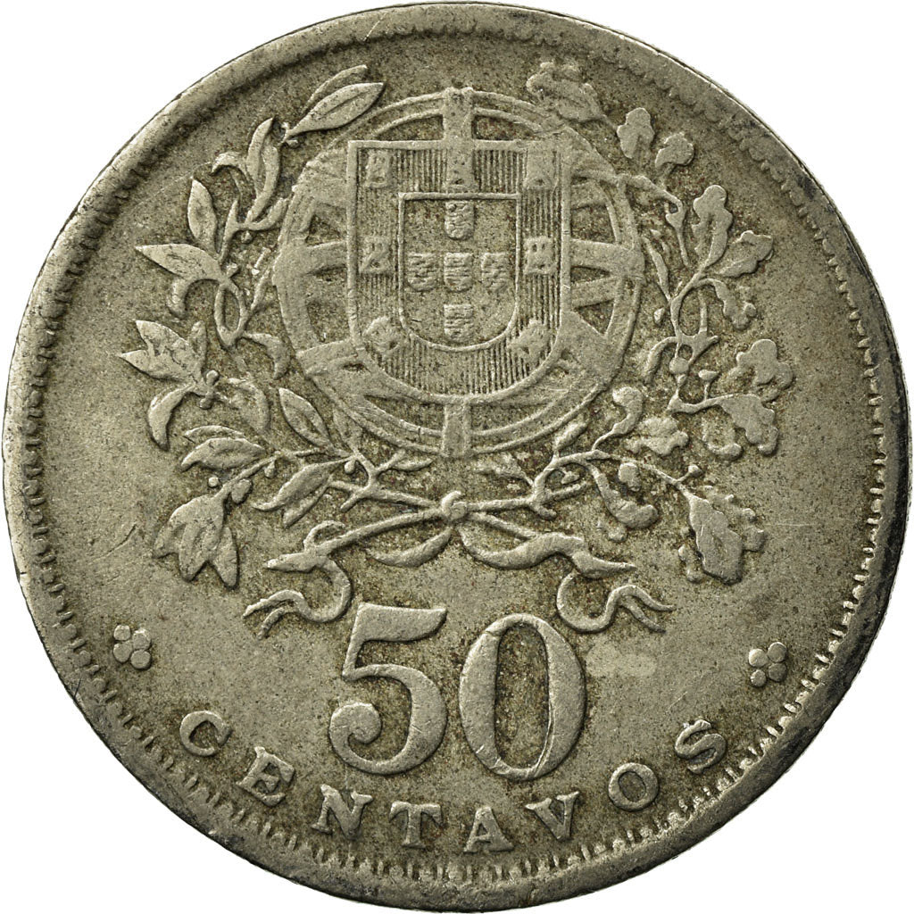 Münze, Portugal, 50 Centavos, 1953, SS, Copper-nickel, KM:577