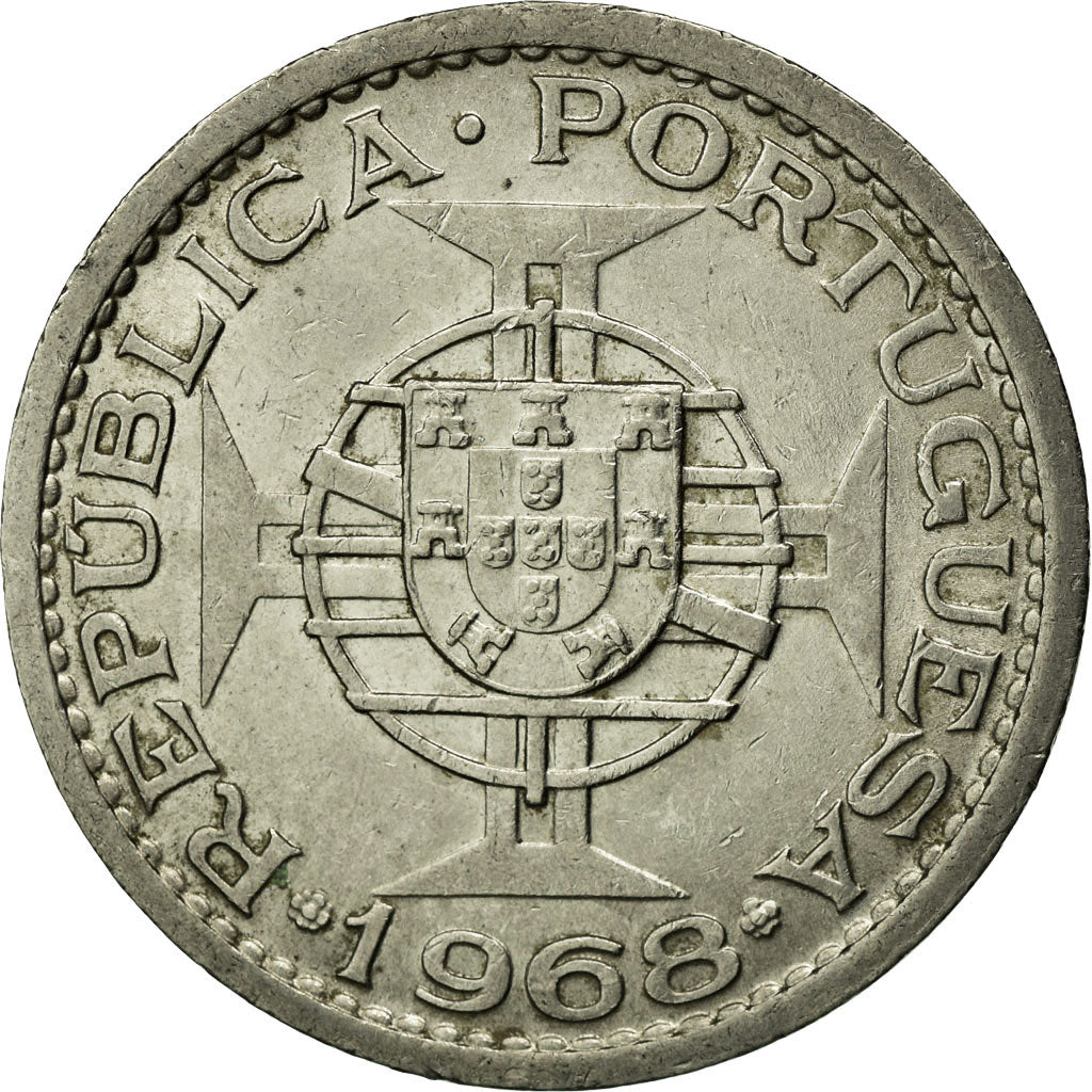 Coin, Macau, Pataca, 1968, EF(40-45), Nickel, KM:6