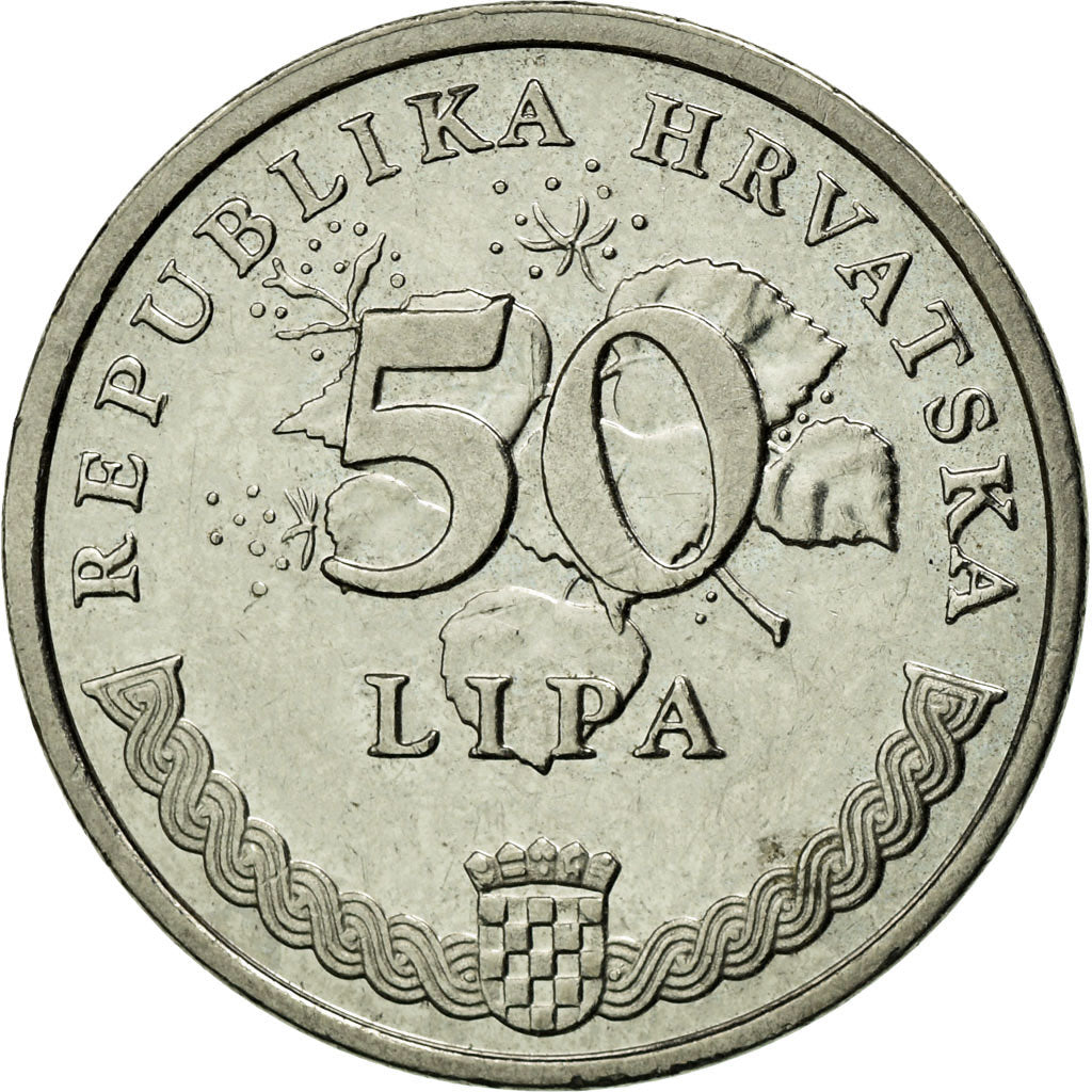 Monnaie, Croatie, 50 Lipa, 2005, TTB, Nickel plated steel, KM:8