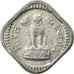 Moneta, REPUBBLICA DELL’INDIA, 5 Paise, 1972, Hyderabad, BB, Alluminio
